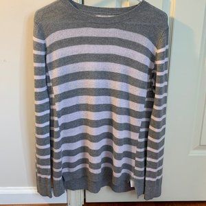 Light Weight Sweater in Pink and Gray Size S